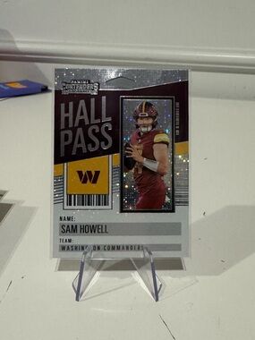 🔥 2023 Sam Howell Panini Contenders Hall Pass Silver Season ticket. Mint